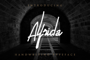 Alfrida: A Charming Handwritten Font for Makers