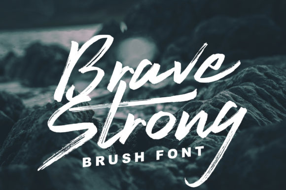 Brave Strong Font: Bold Handwritten Style for Branding