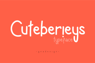 Cuteberieys Font Review: Whimsical Web Typography