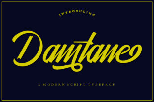 Damtane: A Script Font That Elevates Brand Identity