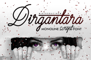 Dirgantara: A Modern Script Font for Editorial Design