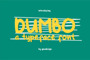 Dumbo Font: A Playful Typeface for Branding