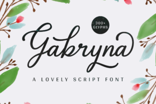 Gabryna: The Handwritten Font for Crafters