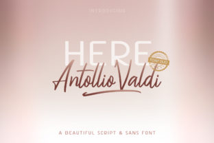 Here Antollio Valdi Duo Font Review