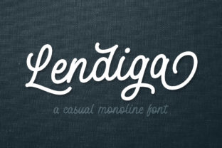 Lendiga: A Handwritten Font for Warm Brand Identity