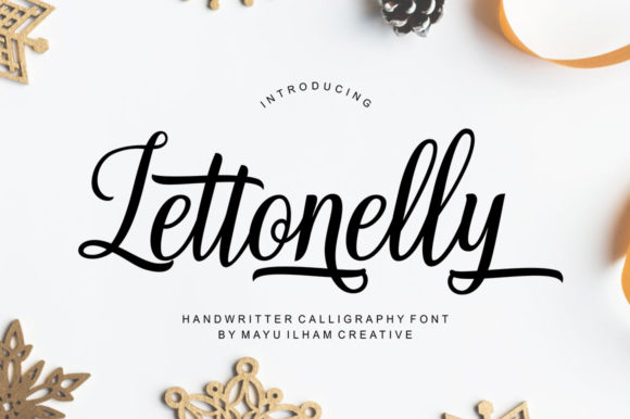 Lettonelly: The Handwritten Font for Bold Branding