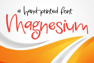 Magnesium Font: A Modern Handwritten Typeface for Web Design