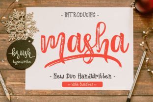 Masha Duo: A Script Font for Editorial Charm