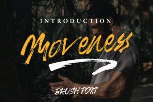 Moveness Brush: The Urban Script Font for Modern Makers