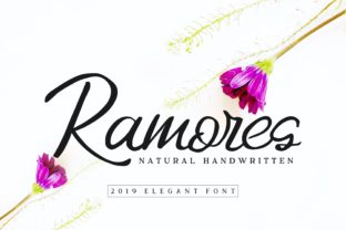 Ramores: A Handwritten Typeface for Editorial Charm