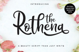 Rothena: A Handwritten Typeface for Editorial Soul