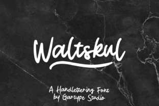Waltskul: A Handwritten Typeface for Editorial Warmth