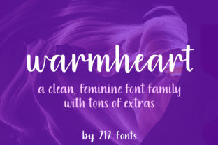 Warmheart Typeface for Editorial Design