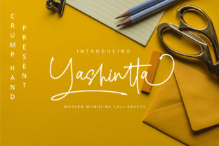 Yashintta Duo: The Handwritten Font for Crafters